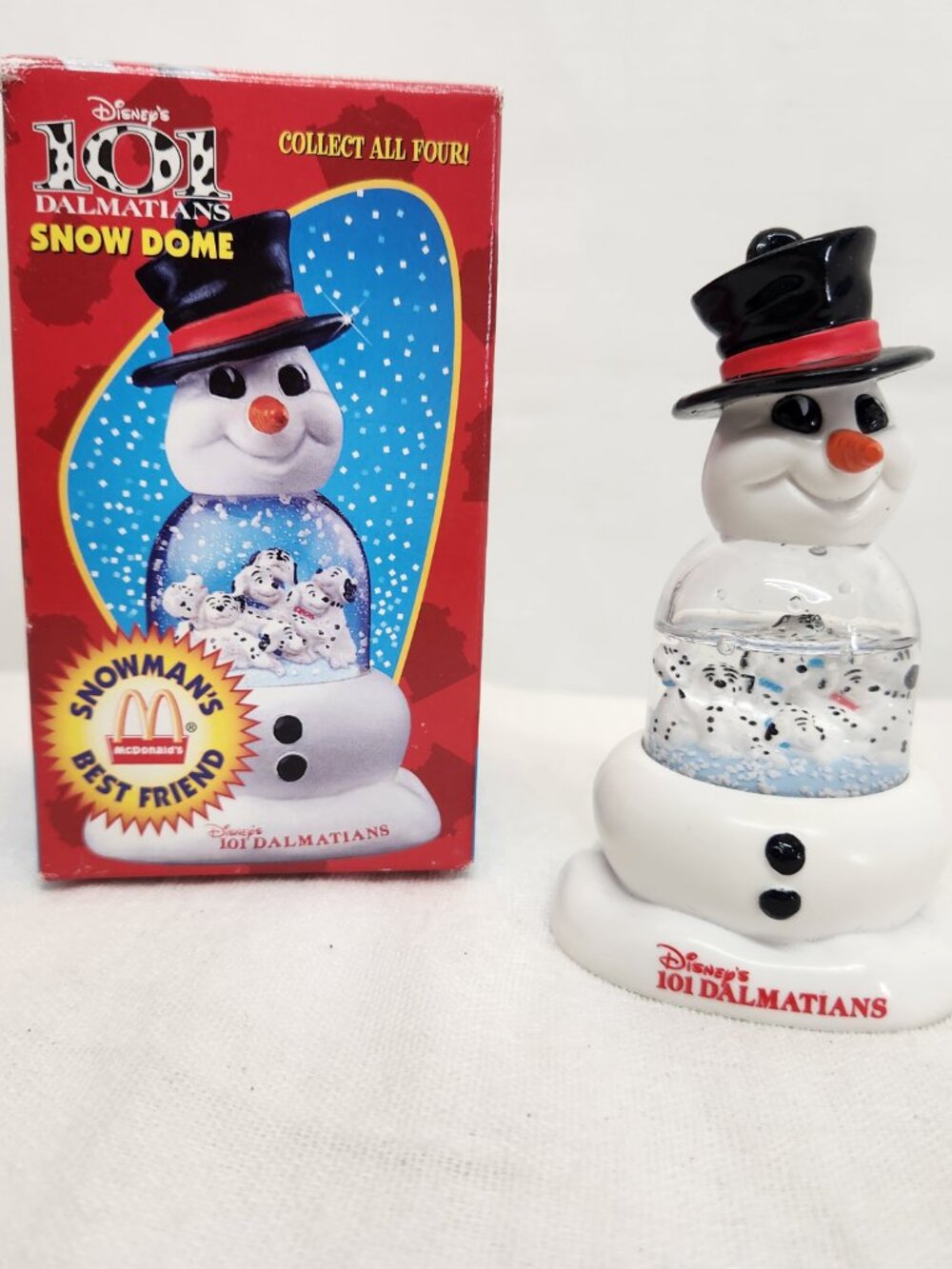 1996 McDonald's Disney's 101 Dalmatians Snow Dome